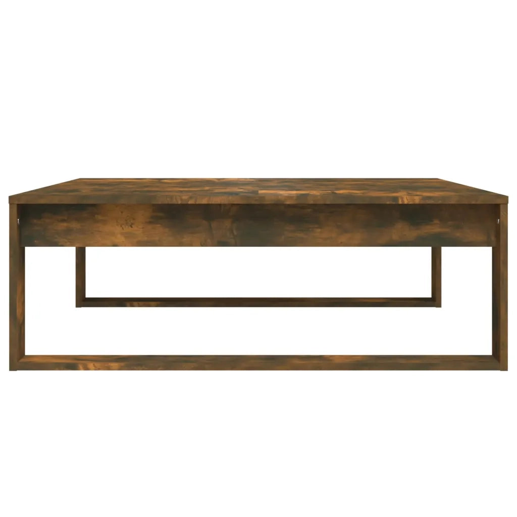 Tavolino da salotto | Tavolino da caff¨¨ | Tavolino da Soggiorno Rovere Fumo 100x100x35 cm Legno Multistrato