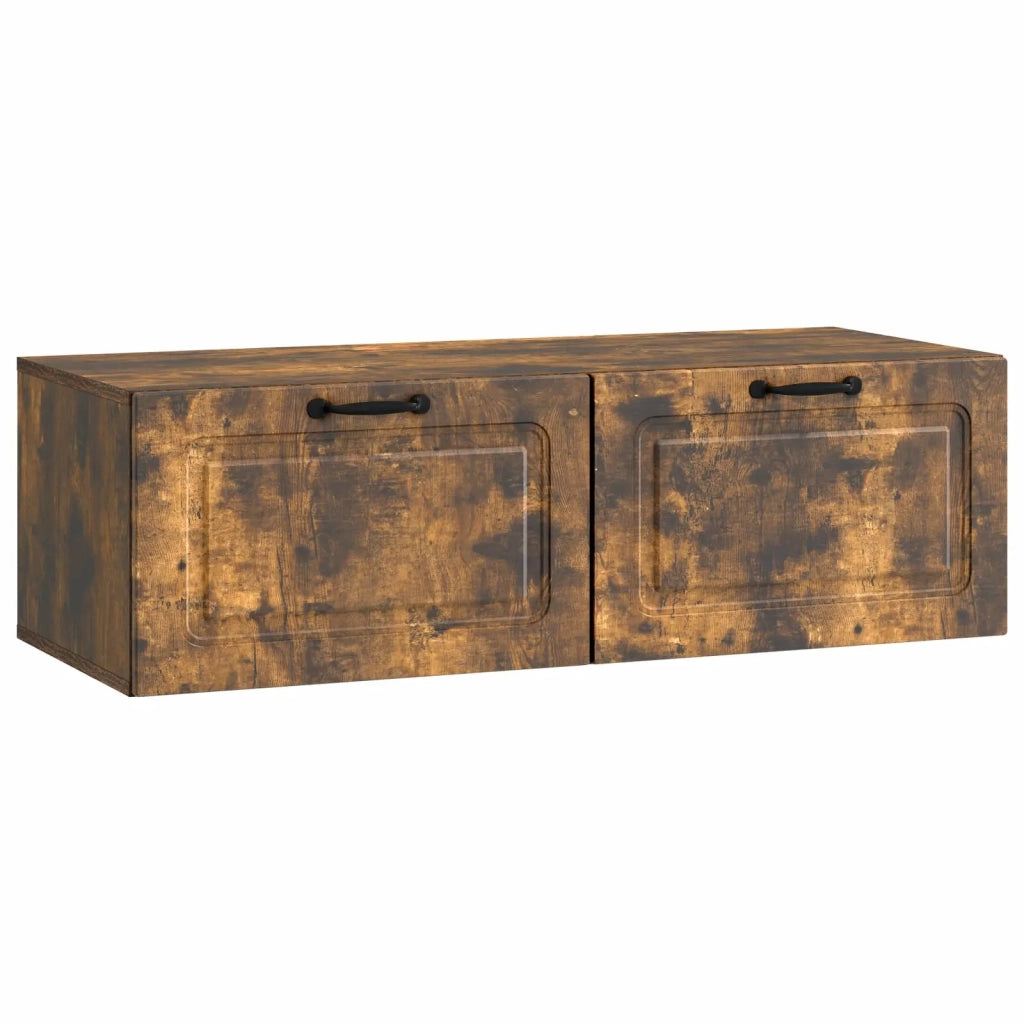 Mobile Porta TV da Muro Rovere Fumo 98 x 41 x 30 cm 899380