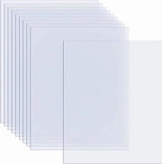 10 pezzi di plexiglas trasparente per sostituzione - progetti di esposizione DIY - attività di fai da te - pittura - 127 x 178 cm.