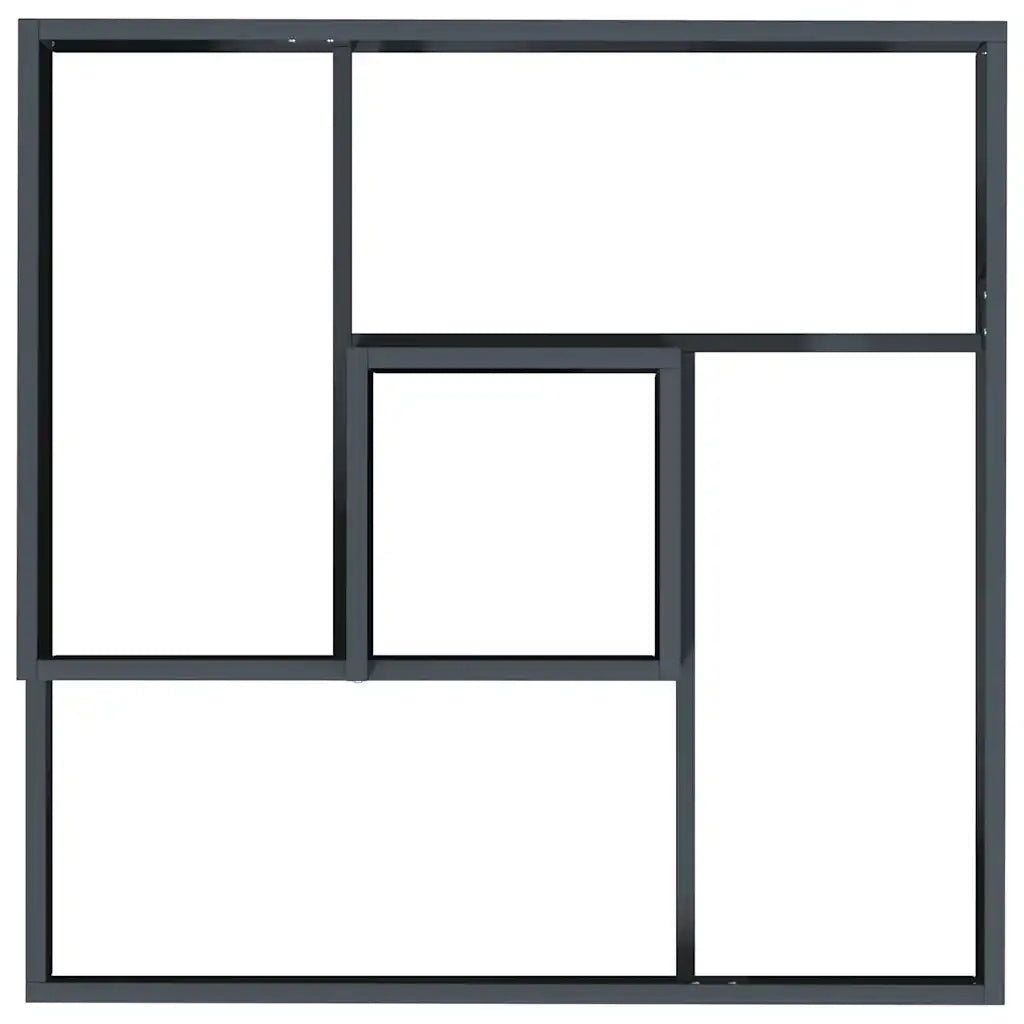 Vaso da giardino Antracite 60 x 60 x 50 cm 873573