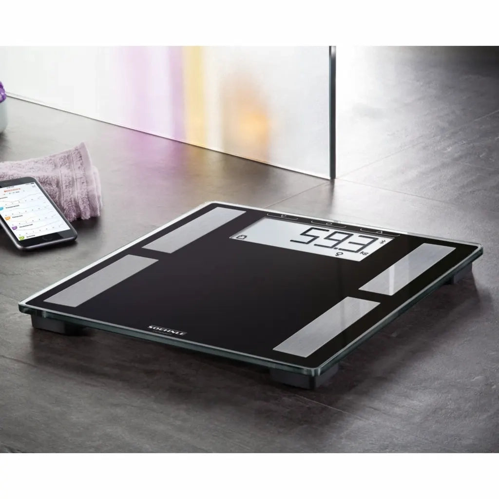 Soehnle Bilancia di Analisi Corporea Shape Sense Connect 50 Nera 180kg 444125