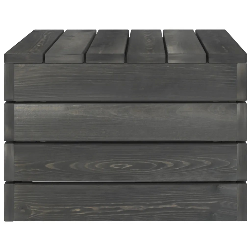 Set Divani da Giardino su Pallet 2 pz | Set Salotto da Giardino con Cuscini Massello Pino