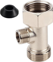 Adattatore T 7/8"x7/8"x3/8" 3 vie - Divisore per rubinetto bidet - RV & Toiletomleiding per uso domestico