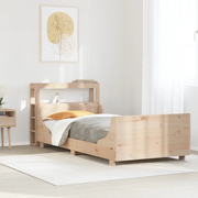 Letto senza Materasso 90x200 cm in Legno Massello di Pino 3306468