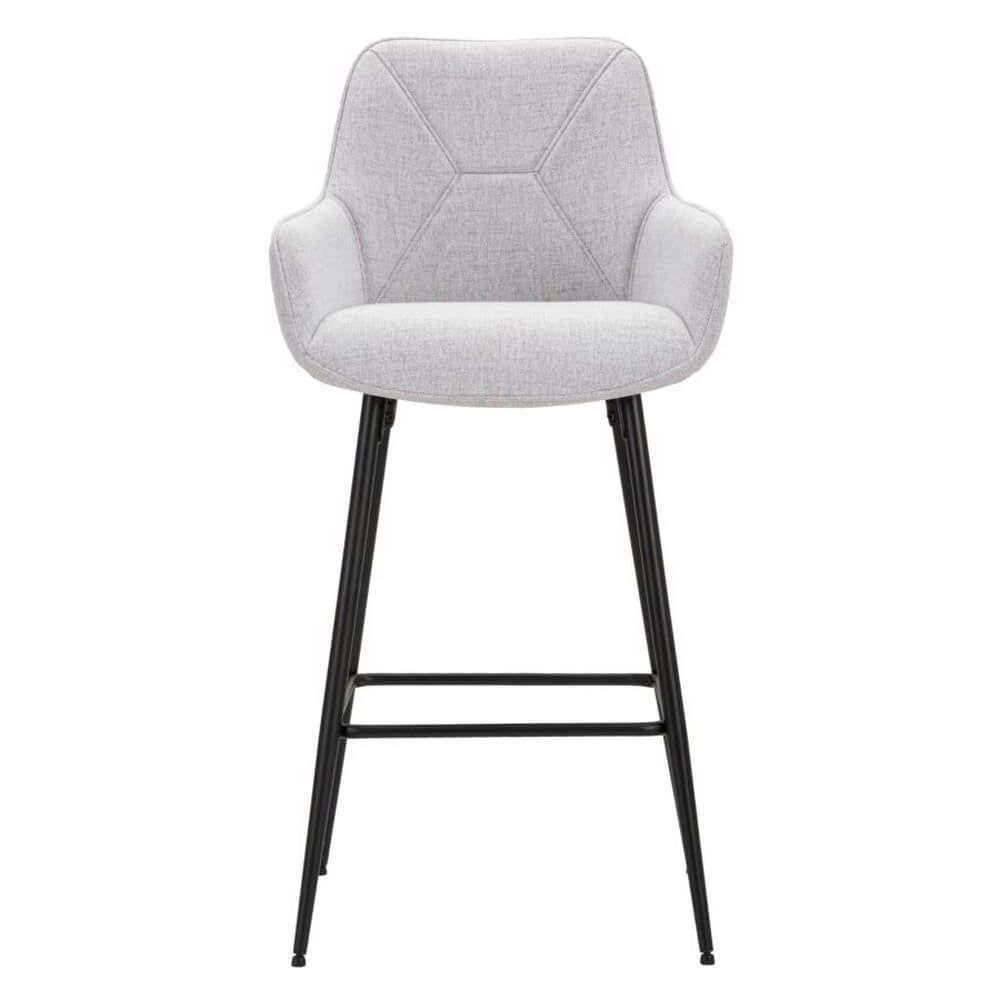 Sgabello Bar Grigio Set 2 PZ cm 55X55X109 - GREY