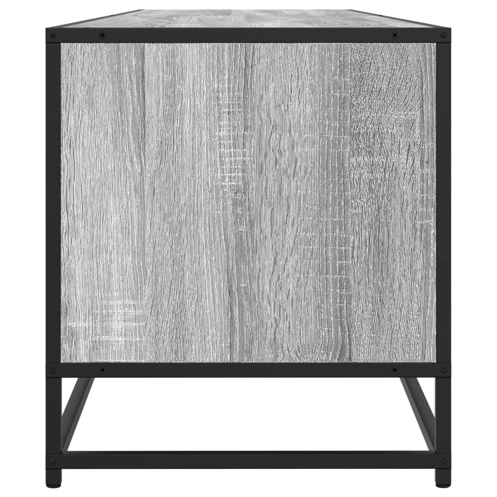Mobile TV multimediale mensola TV credenza TV sala da pranzo soggiorno camera da letto Sonoma 180 x 40 x 46 cm legno ingegnerizzato grigio 02_0028433
