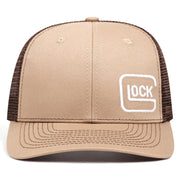 Cappellino da baseball LOCK, modello trucker, colore kaki