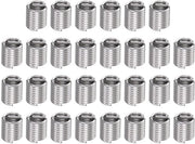 Set di attacchi a spirale in acciaio inossidabile da 30 pezzi, per dadi UNC 1/4-20, 2D, 12,7 mm.