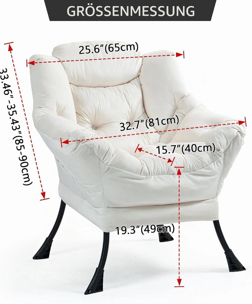 Divano design zampa d'orso in flanella grigio