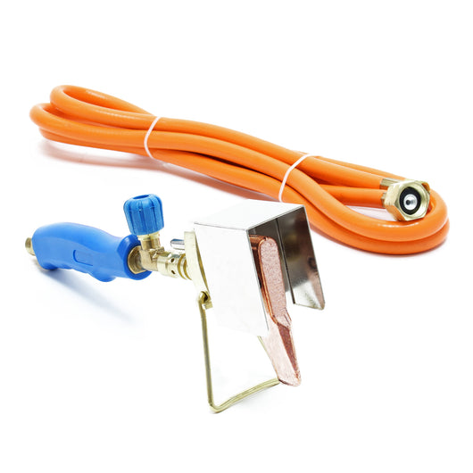 Saldatore a martello con mazzetta in rame per saldatura lamiere da 1mm e zinco sottile