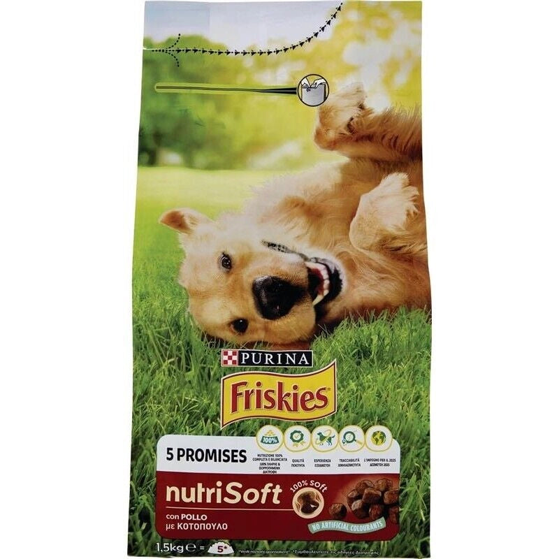 FRISKIES CIBO SECCO PER CANI NUTRISOFT POLLO1.5 KG