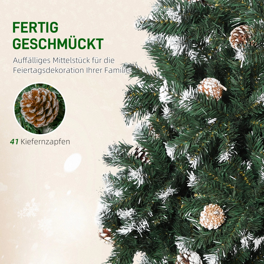Albero di Natale Artificiale ¨C zephmum ¨C Effetto Neve, 180 cm