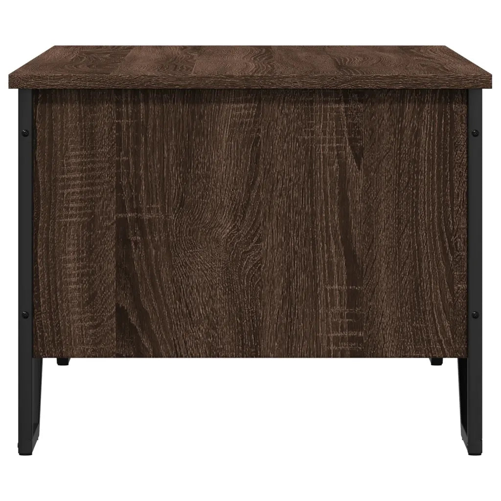 Tavolino Salotto Rovere Marrone 100x51x40 cm Legno Multistrato