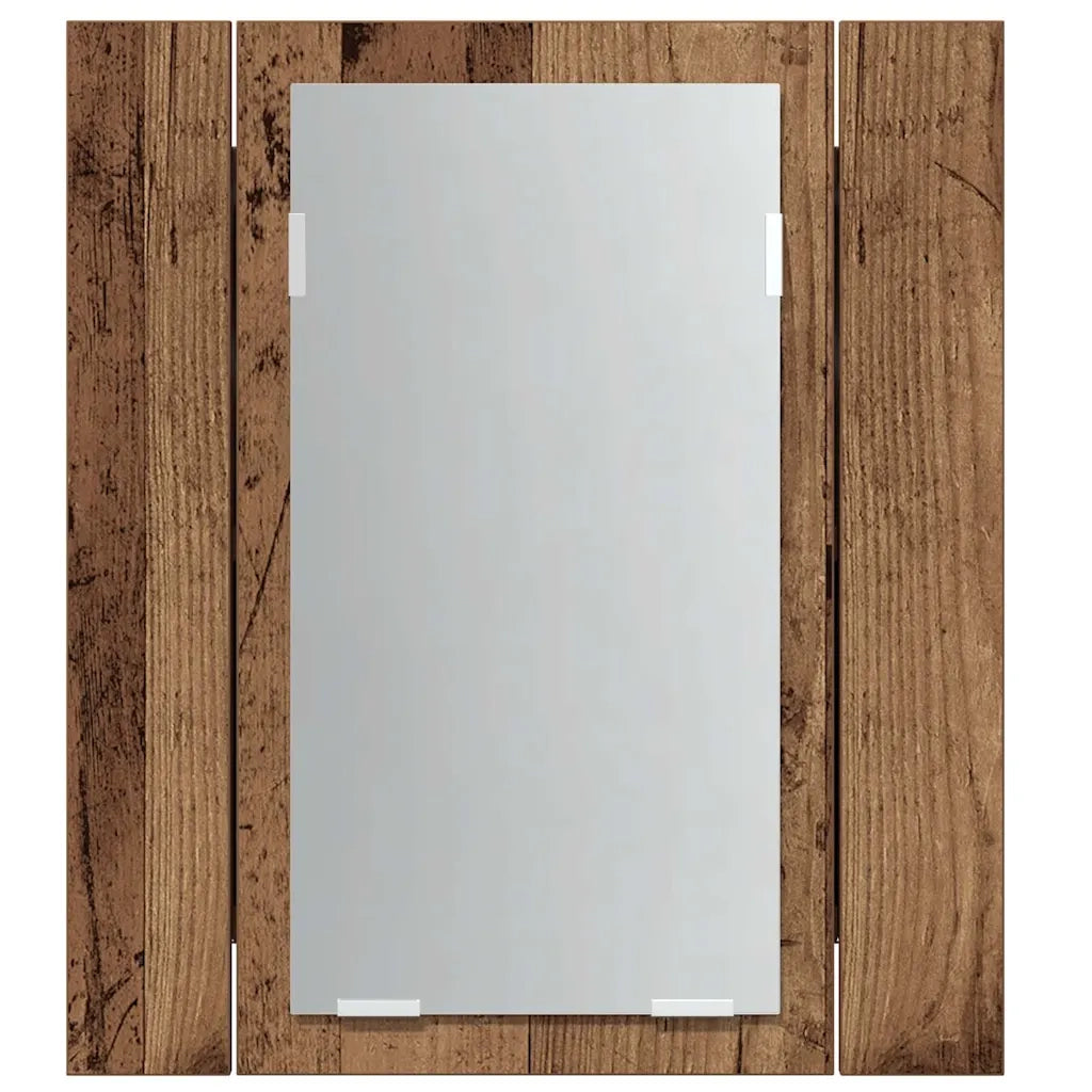 Mobile da Bagno Legno Antico 40x12x45cm in Legno Multistrato