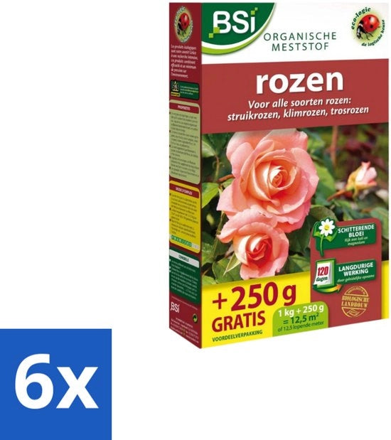 Mest per Bonsai - Fertilizzante per Bonsai - 1,25 kg (12,5 m²) - Pacchetto Economico - 6 pezzi