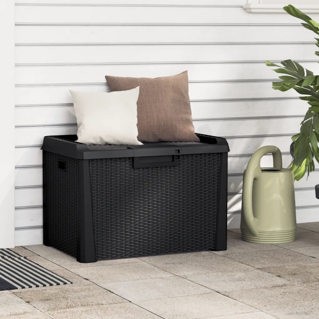 Baule da Giardino Antracite 125 L in PP CFW3193016