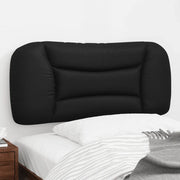 Coussin de tête de lit Hvar noir 80 cm similicuir