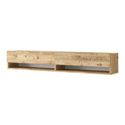 Mobile porta TV con 2 ante 29,5 x 180 x 31,5 cm effetto rovere rustico 03_0007774