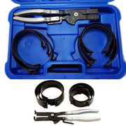 Trade Shop - Banda Di Serraggio Anello Pistone Pinza Anelli Raschia Olio Kit 7 Pz 73-111mm -