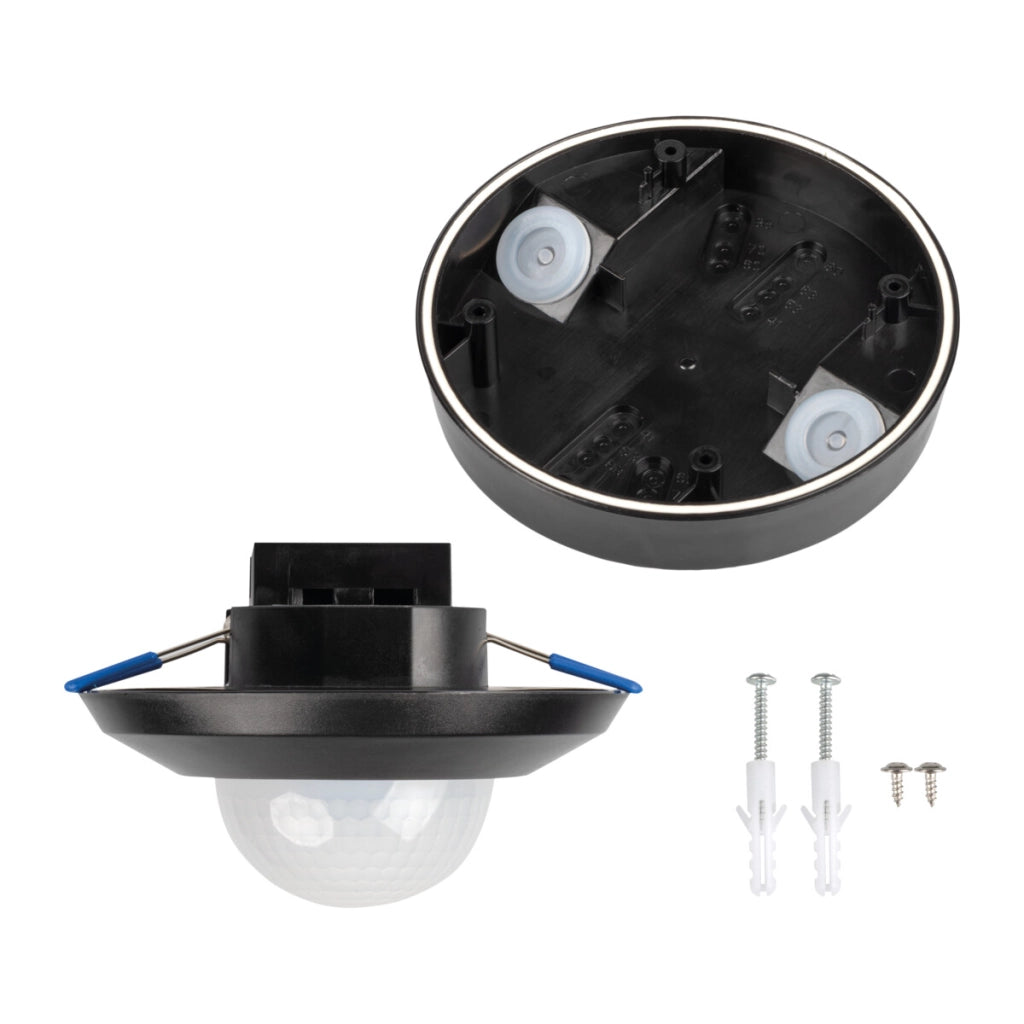 Kanlux SENTO-O sensore PIR nero da esterno IP44 360° 20m