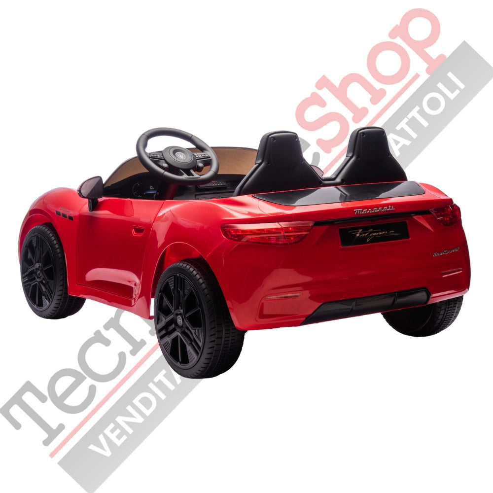 Auto Elettrica Per Bambini Maserati Folgore 12V-Rosso