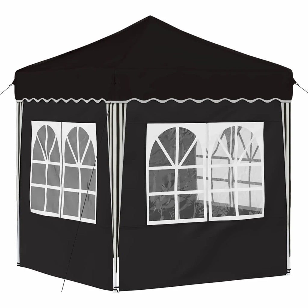 Tenda per feste a pop-up Nero 195 x 195 x 245 cm Tessuto Oxford 42019744