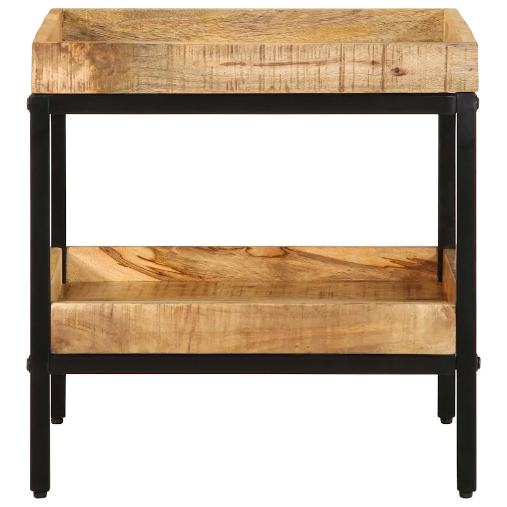 Tavolo laterale Marrone 45 x 45 x 45 cm Legno di mango massello 374090