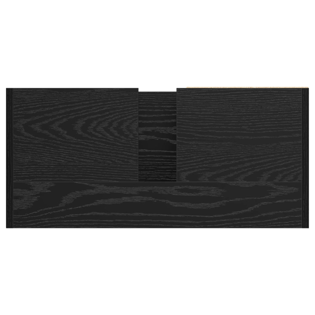 Mobile Lavabo Quercia Nera 63x29x55 cm Legno Ingegnerizzato