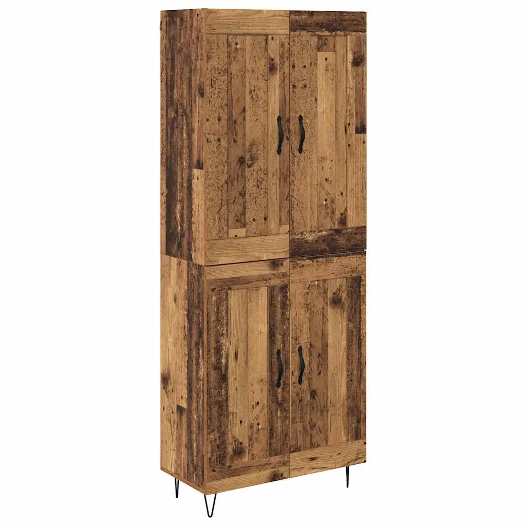Credenza-Buffet-Armadio da cucina Legno vecchio 69,5 x 34 x 180 cm Legno multistrato 823233