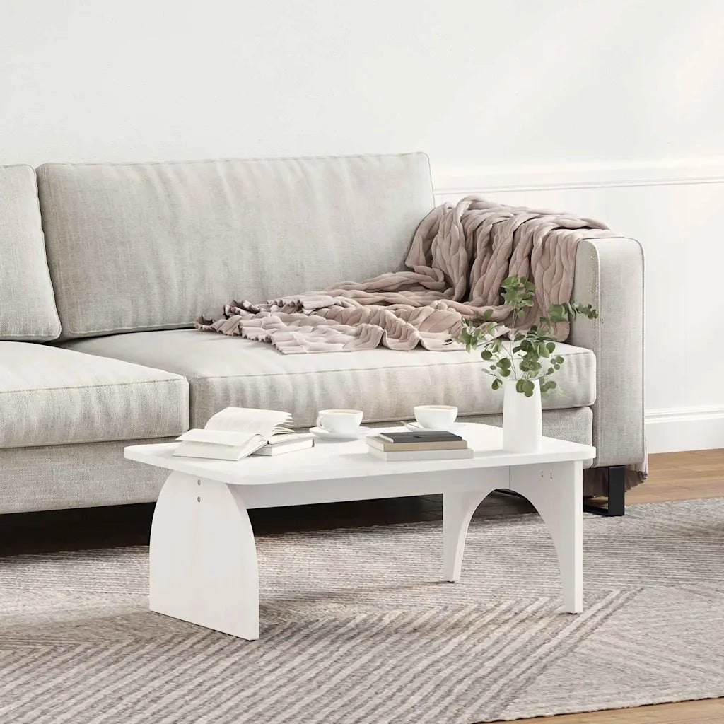 vidaXL Tavolino da salotto Bianco 80 x 50 x 31 cm