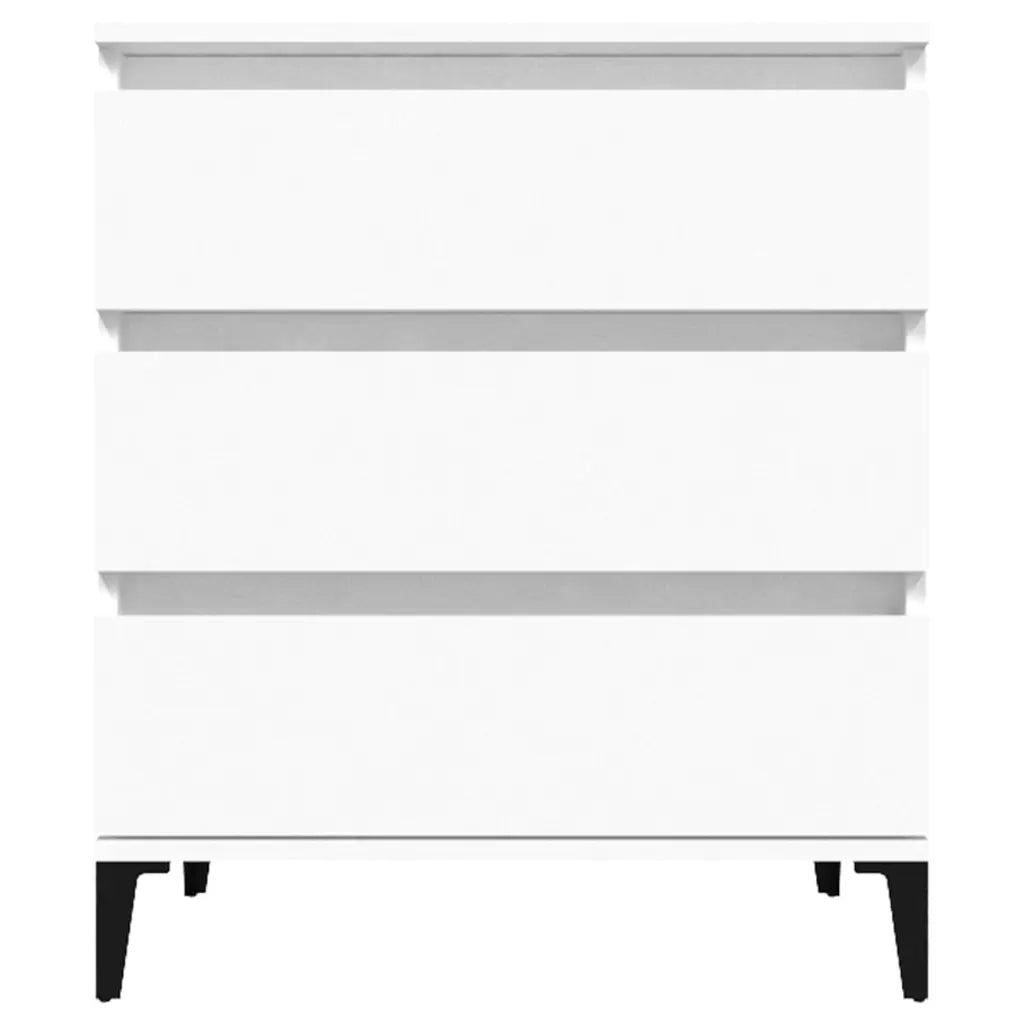 Credenza-Buffet-Armadio da cucina Bianca 60x35x70 cm in Legno Multistrato 498648