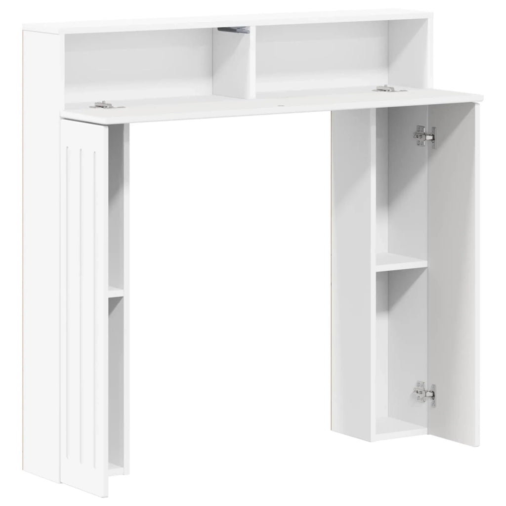 Cornice per camino Bianco 102 x 18 x 100,5 cm 8006606