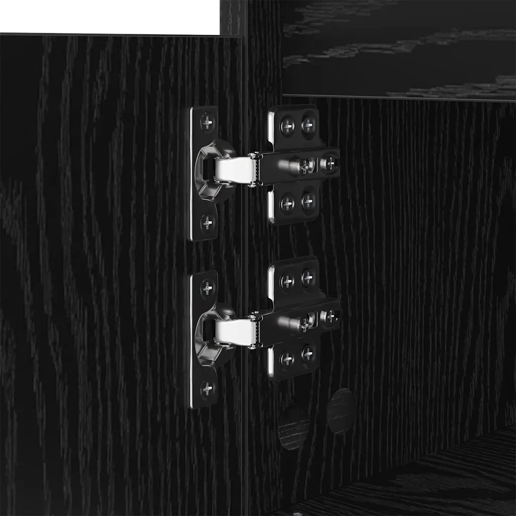 Tavolino da Salotto-Tavolino da soggiorno-Tavolo Rovere Nero 90 x 60 x 35 cm 965039