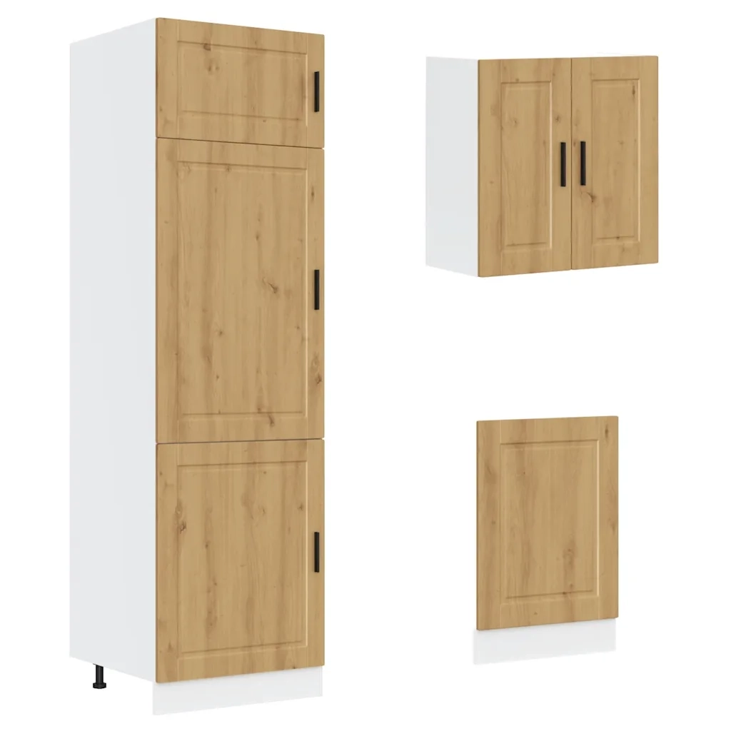 vidaXL Set Mobili da Cucina 8 pz Kalmar Rovere Artigianale Truciolato