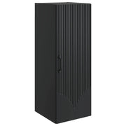 Mobiletto a muro Nero 33 x 34,5 x 90 cm Legno ingegnerizzato