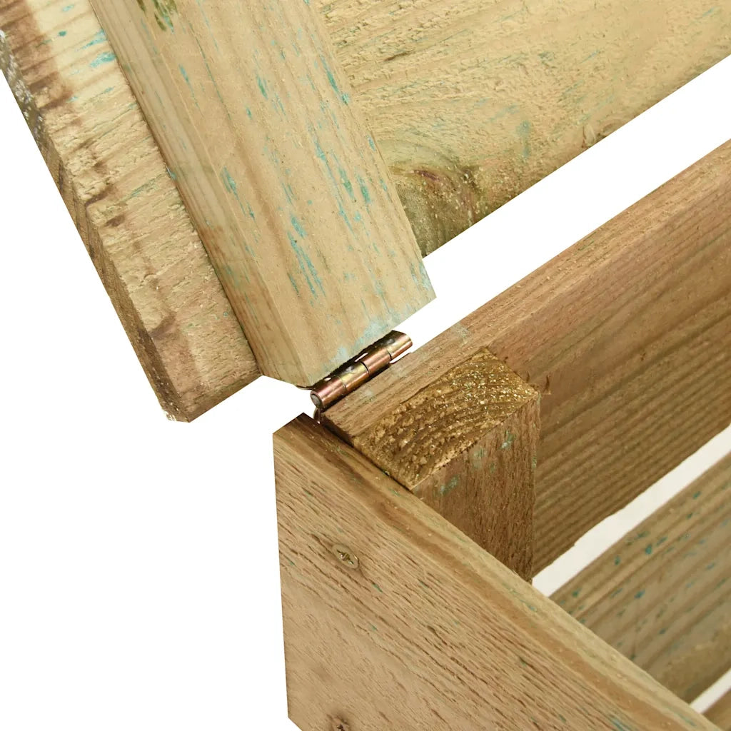 Compostiere da Giardino Doghe 2 pz 80x50x100 cm Pino Impregnato 3078136