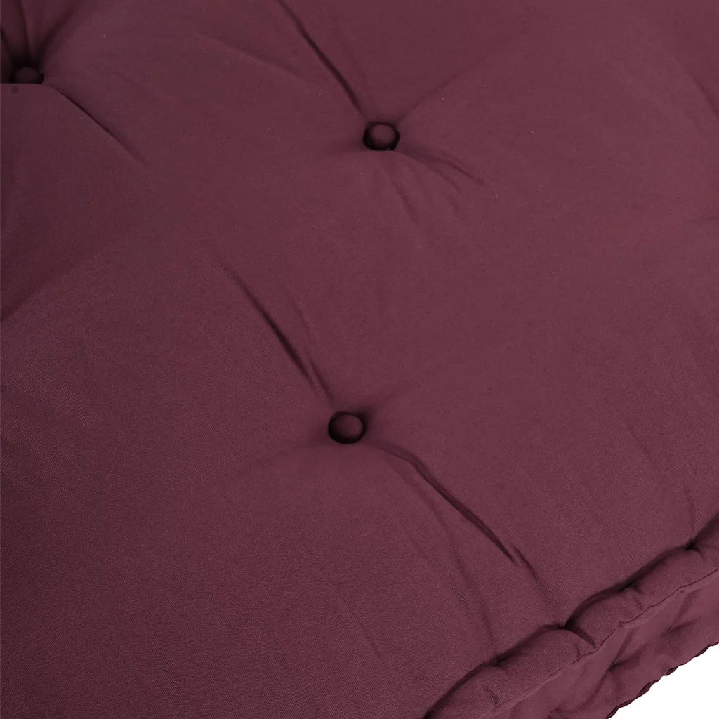 Cuscino per Divano Pallet Bordeaux 120 x 80 x 12 cm Tessuto 4019088