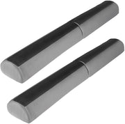 Barriera di sicurezza per lettini - 2 pezzi - 132cm - Inclinabile - Protezione di uscita - 2 pezzi - Barriera di sicurezza per lettini - Materiale: - 132cm - Grigio