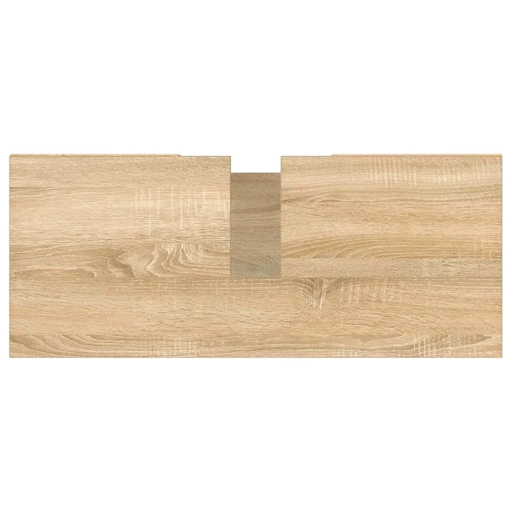 vidaXL Mobile da Bagno Rovere Sonoma 80x33x60 cm in Legno Multistrato