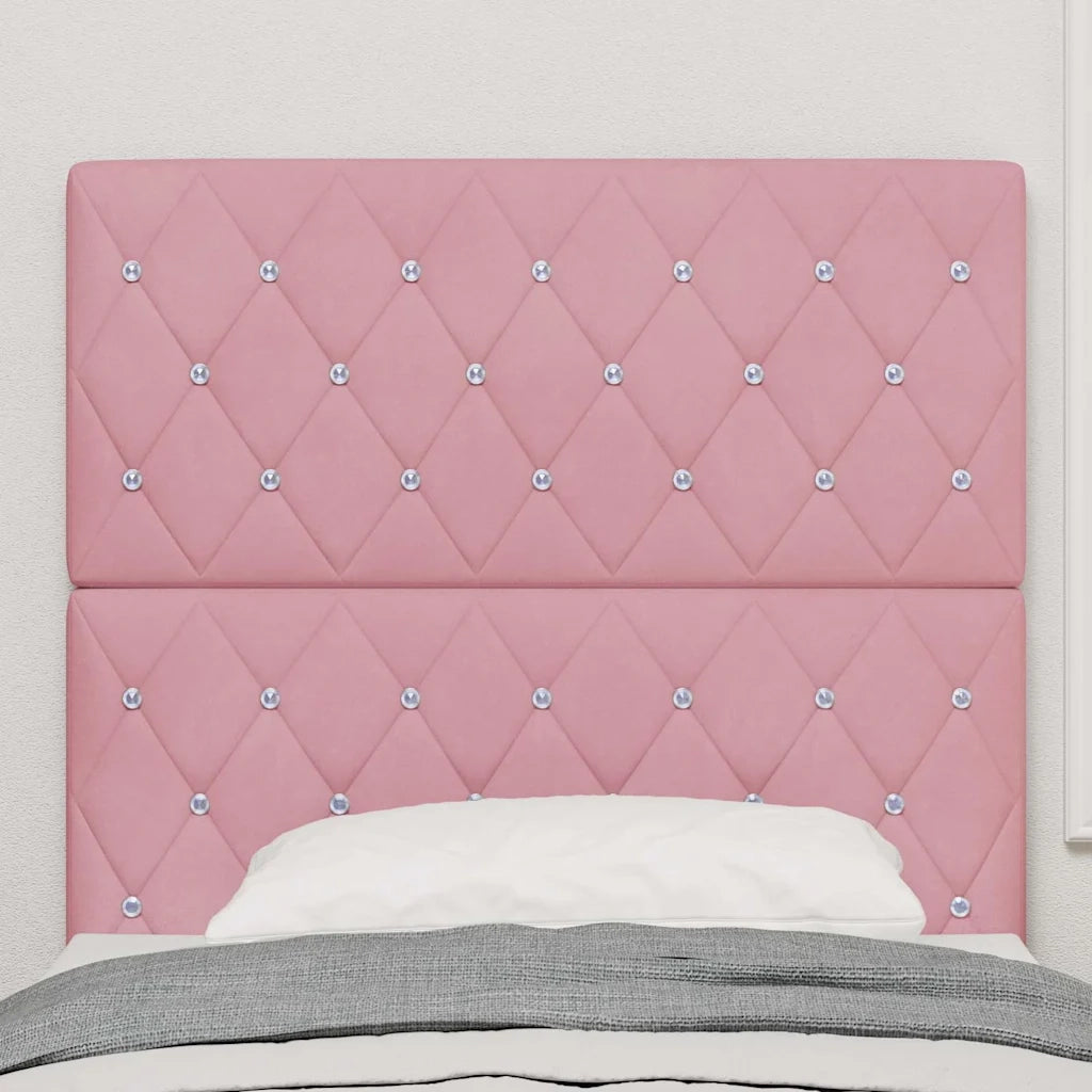 Testiera Rosa 90 cm Velluto 3337751