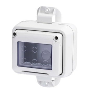 Gewiss 27057 contenitore stagno da palo 3 moduli ip55 grigio chiaro