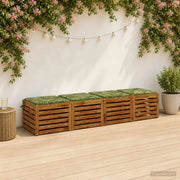Cuscini per Sedia in 4 Pezzi SOEST 4 pz 100% Poliestere 944433