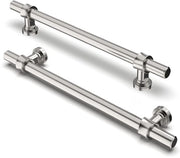 Set di maniglie per cucina in acciaio inox e alluminio - pacchetto da 10 pezzi