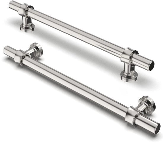 Set di maniglie per cucina in acciaio inox e alluminio - pacchetto da 10 pezzi