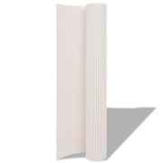Recinzione da Giardino | Recinzione da cortile a Doppio Lato 90x500 cm Bianca
