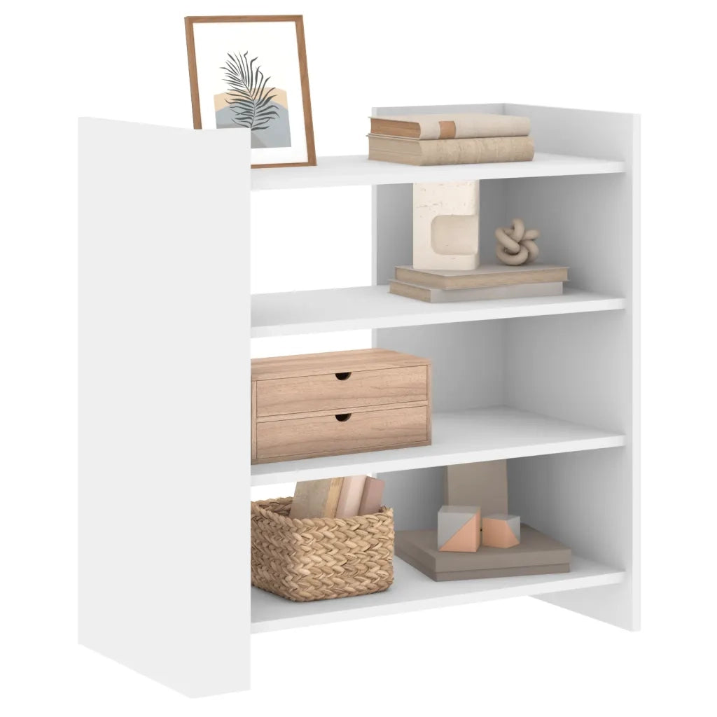 Credenza-Buffet-Armadio da cucina Bianca 73,5x35x75 cm in Legno Multistrato