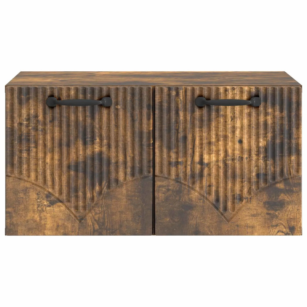 Mobile Porta TV da Muro Rovere Fumo 59,5 x 41 x 30 cm 899020