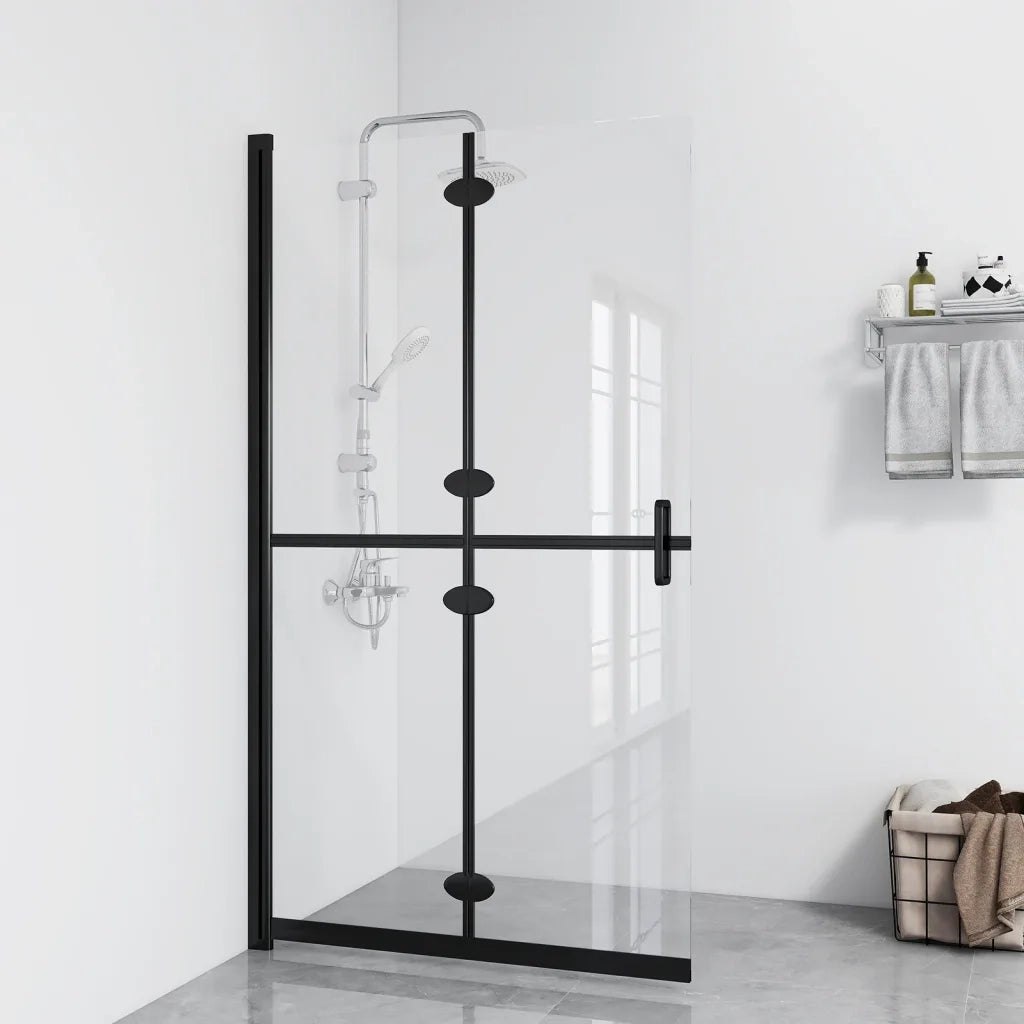 Parete per Doccia Walk-in Pieghevole in Vetro ESG 100x190 cm cod mxl 45251