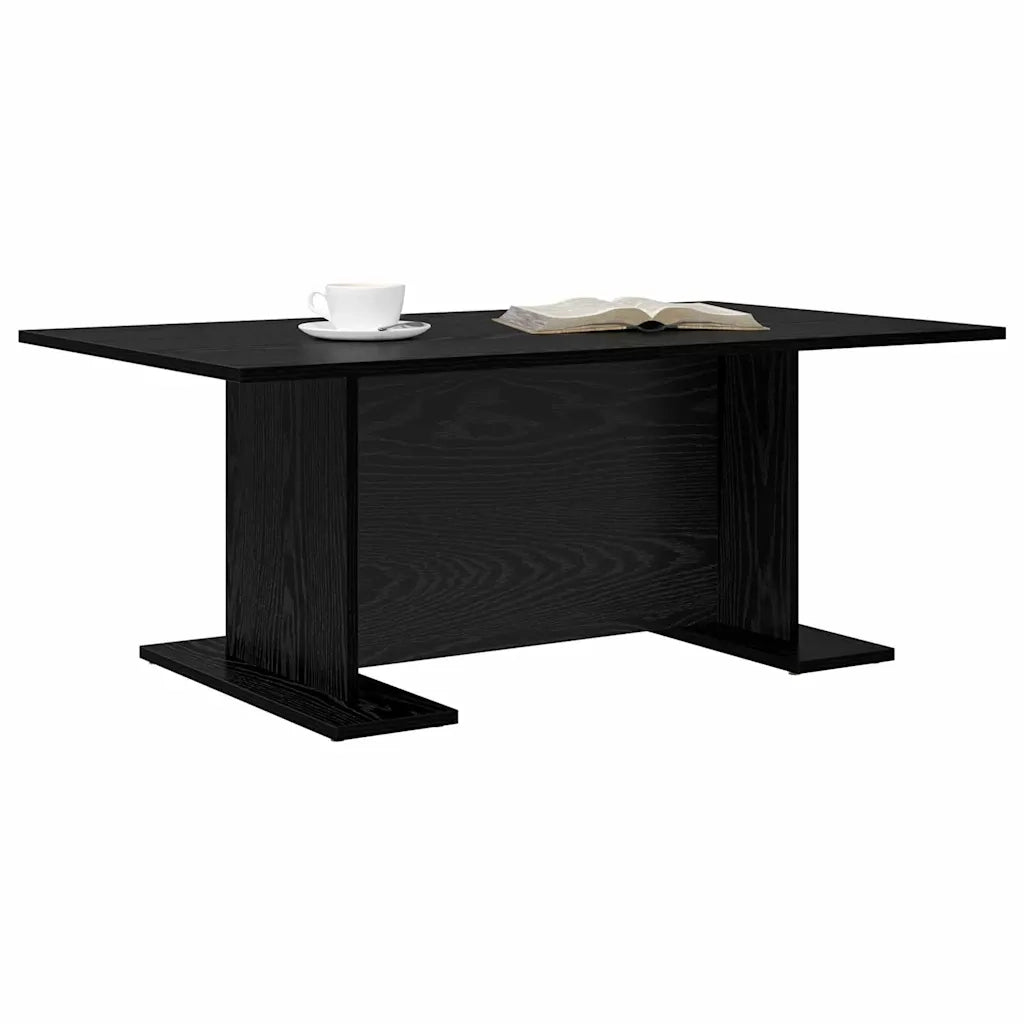 vidaXL Tavolino da salotto Rovere nero 103,5 x 60 x 40 cm