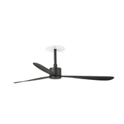 FARO ventilatore a soffitto incasso in acciaio nero opaco motore DC silenzioso 6 velocita funzione inversa per soffitti inclinati Amelia FARO-33761R